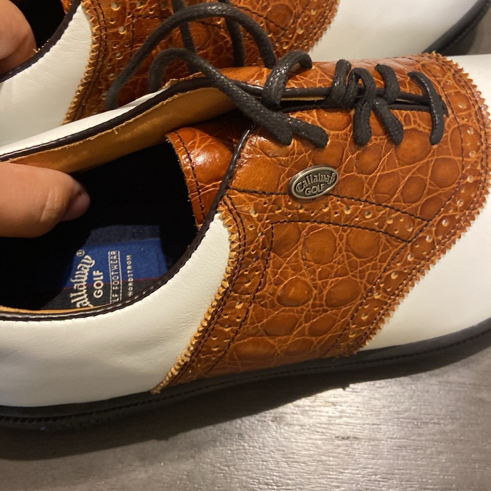 Vintage Callaway Golf Footwear Oxford Style Shoes - Picture 3 of 9